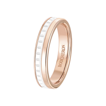Abielusõrmus Quatre White Edition