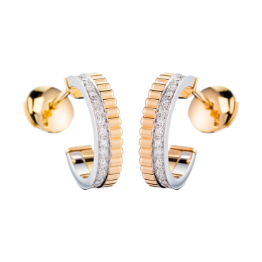 Quatre radiant edition hoop kõrvarõngad
